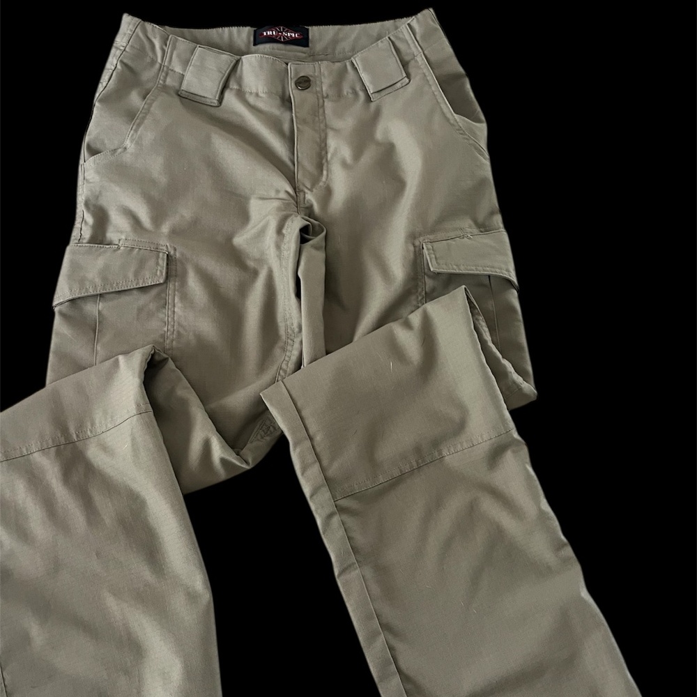 Tru-Spec Tactical Pants Womens EUC Size 0 Khaki Cargo Workwear